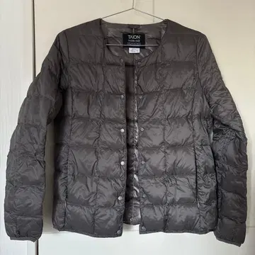 TAION 그레이 다운 자켓 M 타이온