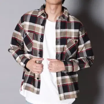 [ 새상품급 ] JACKROSE 잭로즈 체크 비에라 셔츠 긴팔 셔츠 M