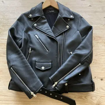 JOURNAL STANDARD 블랙 가죽 라이더 자켓 S
