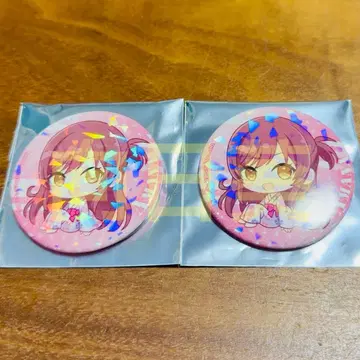 샤니마스 온천 시설 콜라보 캔뱃지 오사키 아마나 2세트