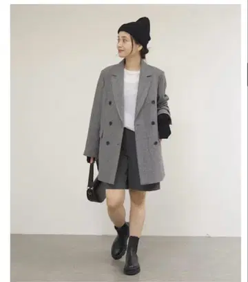 저널 스탠다드 울 믹스 오버 자켓