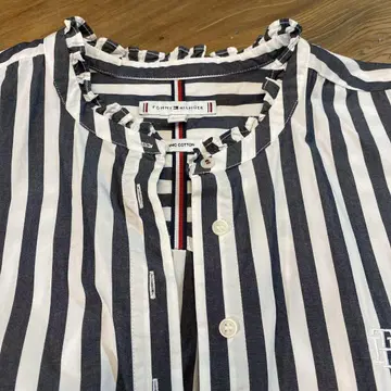 TOMMY HILFIGER 스트라이프 패턴 긴팔 셔츠