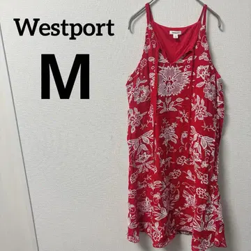 1점 Westport 꽃무늬 슬리브리스 원피스 [ M ]