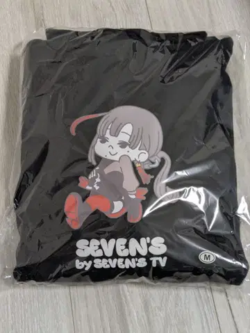 SEVEN'S TV 시치후쿠 아카네 블랙 후드티 M