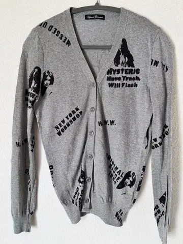 Hysteric Glamour 그레이 가디건