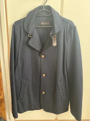 MORGAN 네이비 테일러드 자켓