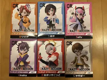 클레이지 라쿤 CRAZY RACCOON 피규어 6종 세트