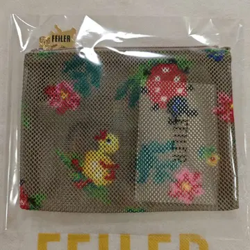 페이러 하이디 메쉬 파우치 베이지 미니