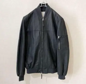 COVERT 가죽 MA-1 자켓