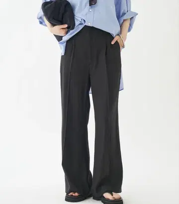 plage 플라주 washable linen 팬츠