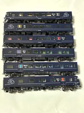 웨스트 익스프레스 은하 6량 tomix 라이트 점등 동력 작동 확인 완료