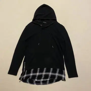 시맨틱 디자인 써멀 옴브레 후드티 풀오버 도킹