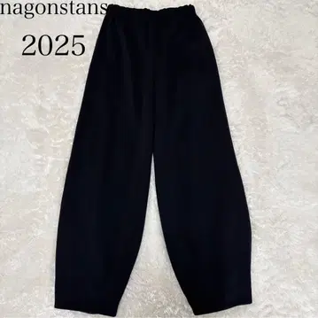 25년 nagonstans 나곤스탠스 라이트 종이상자 커브 팬츠 블랙