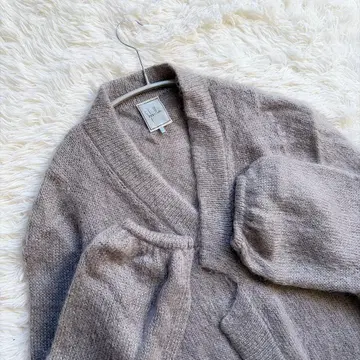 Sybilla 시빌라 롱 가디건 겉옷 모헤어 혼방 M 복슬복슬