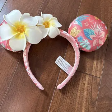 AULANI 핑크 꽃무늬 머리띠