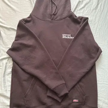Dickies 다크 브라운 후드티 M 사이즈