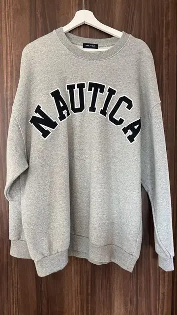NAUTICA 맨투맨 트레이닝복 아치 로고