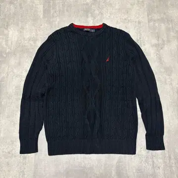 NAUTICA 노티카 뜨개질 코튼 스웨터 니트