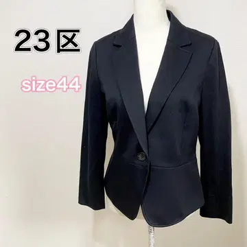 사이즈 LL 워셔블 23구 원 버튼 테일러드 자켓 블랙