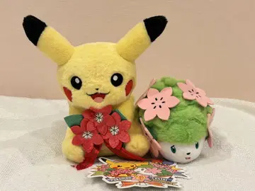 포켓몬 센터 20주년 피카츄 & 쉐이미 봉제 인형