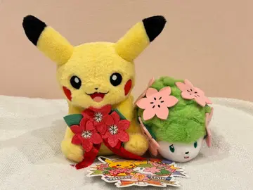 포켓몬 센터 20주년 피카츄 & 쉐이미 봉제 인형