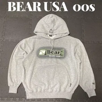 새상품급 베어 BEAR USA 후드티 00s 그레이 구제 의류