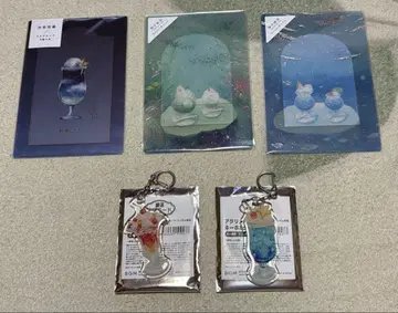 찻집 아라모드 아크릴 키링 해중 찻집 공상 도감