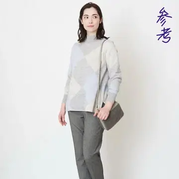 [ 세금 포함 47300엔 ] 크리스찬 오자르 아가일 자카드 니트