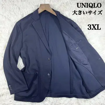 [빅 사이즈] 유니클로 컴포트 자켓 남성용 네이비 3XL 새상품급