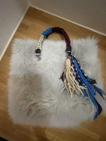 sacai 사카이 토트 백 퍼 그레이
