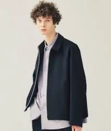 studious city 슈퍼100S 지퍼 블루종