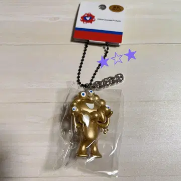 미야쿠미야쿠 간사이 만박 입체 PVC 키링 키링 골드