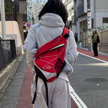 Piko 원 숄더백 빨간색 y2k