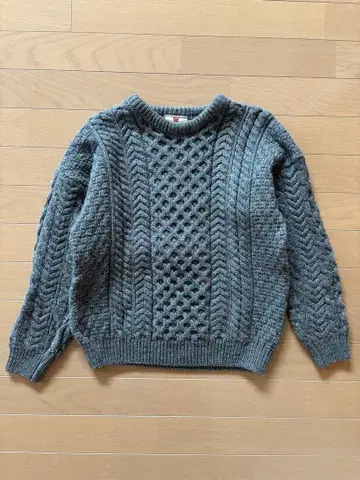 Carraig donn 케이블 짜임 스웨터 아란 니트 XS