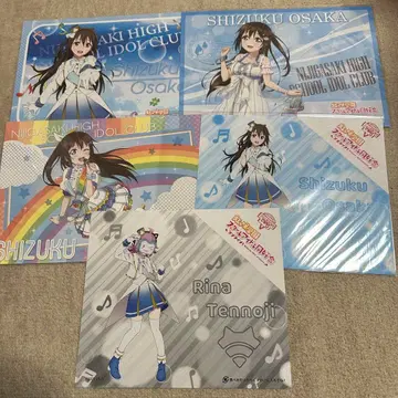 러브 라이브 니지가사키 학원 런치 매트 사쿠라자카 시즈쿠 테노지 리나