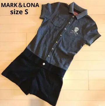 MARK&LONA 올인원 숏팬츠 그레이 S 일본제 스컬
