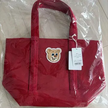 미사용 새상품 와펜 토트백 레드 러브러리 페이러