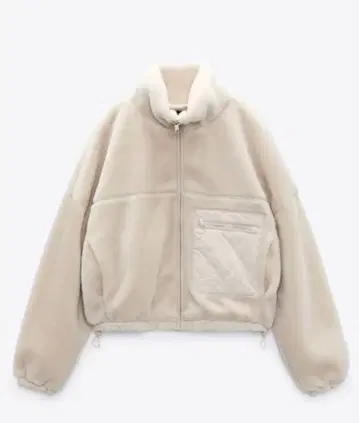 ZARA 쇼트 보아 블루종 보아 자켓 S