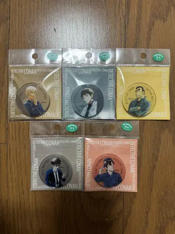 [ 코난 탐정사 한정판 ] 명탐정 코난 클리어 마그넷 5개 세트