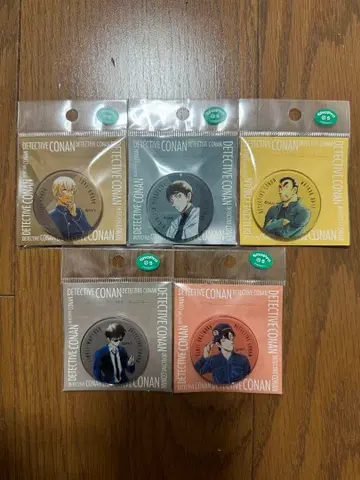 [ 코난 탐정사 한정판 ] 명탐정 코난 클리어 마그넷 5개 세트