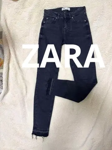 ZARA 다크 그레이 스키니 데님 34