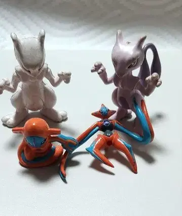 포켓몬 키즈 뮤츠 데키오키스 미니 피규어 포켓몬