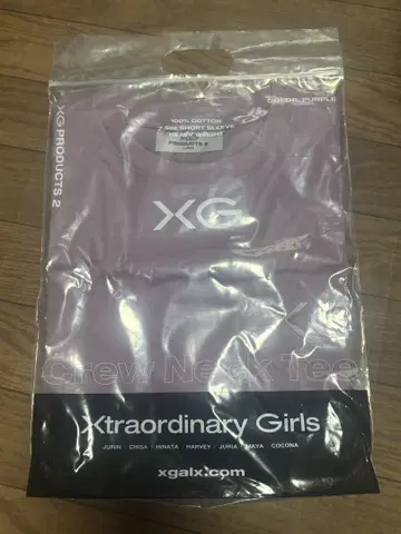 새상품 XG PRODUCTS2 크루넥 티