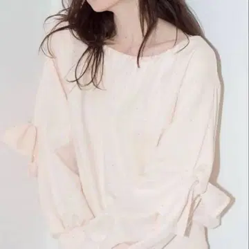 [ muguet ] Bijou Ribbon Sweat IVORY
