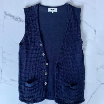 JOSEPH ABBOUD 네이비 니트 베스트 L