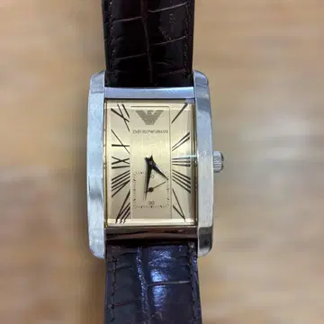 가격 인하 엠포리오 아르마니 아날로그 손목시계 골드