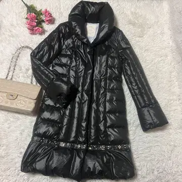 chesty 정가 42900엔 롱 다운 코트 비쥬 1 M 블랙