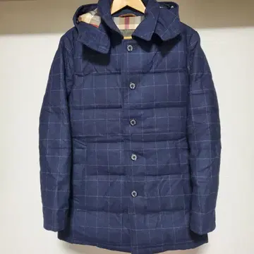새상품급 매킨토시 런던 다운 자켓 네이비 하우스 체크