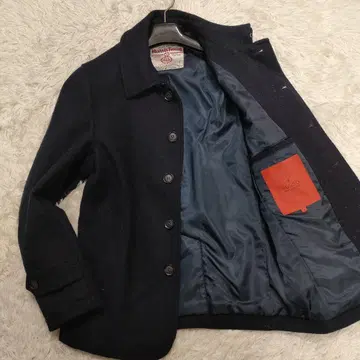 해리스 트위드 별주 어반리서치 로쏘 울 코트 숏 네이비