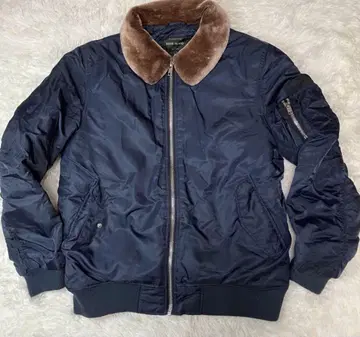 [ 컨디션 최상 ] RIVER ISLAND MA-1 자켓 L 네이비
